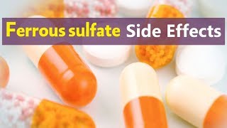 Ferrous sulfate Side Effects [upl. by Tallbot]