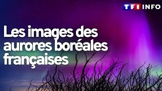 De sublimes aurores boréales observées en France [upl. by Newell]