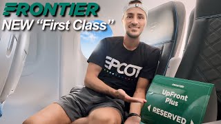 Showing the New Upfront Plus Seating on Frontier Airlines Our Review and Experience [upl. by Agee]