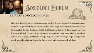 TUGAS SISTEM HUKUM INDONESIA MENGENAI ANTROPOLOGI HUKUM SOSIOLOGI HUKUM DAN BUDAYA HUKUM [upl. by Chafee98]