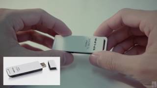 TPLink Wireless N USB Adapter TLWN727N Unboxing [upl. by Glori]