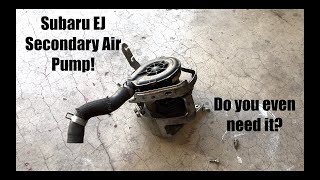 Subaru WRX Secondary Air Pump Delete [upl. by Ladnek]