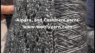 Alpaca and Cashmere yarns [upl. by Ziul]