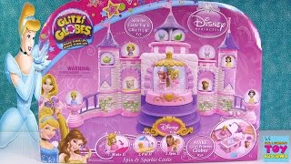 Disney Princess Glitzi Globes Spin amp Sparkle Castle Playset Activity  PSToyReviews [upl. by Hakceber]