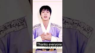 Happy chuseok jin of bts 👏 Worldwide cuteness Jin 🥰💜jin bts chuseok [upl. by Faus]