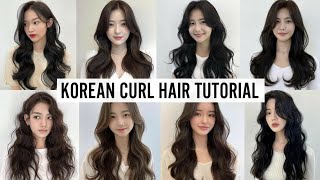 KOREAN CURL HAIR TUTORIAL  Basic Straightener Technique to unlock the Secret of Kpop amp Kdrama stars [upl. by Melesa795]