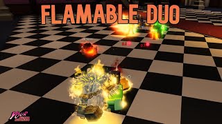 YBA DOUBLE MAGICIANS RED INFLAME 2v2s [upl. by Nirehs]