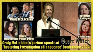 Craig McLachlans partner speaks about BiasedUnfair Legal Process [upl. by Duleba]