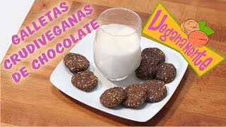 🍫 GALLETAS de CHOCOLATE y FRUTOS SECOS 🍪  Recetas Veganas  Veganamente [upl. by Niowtna]