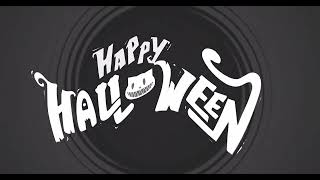 Happy Halloween Text Animation on Dark Spiral Background Video  WaveBreak Media [upl. by Guenevere497]