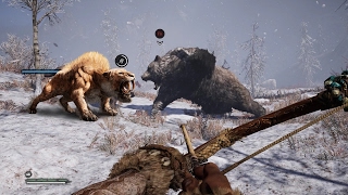 BLOODFANG SABRETOOTH Vs ALL DAMN BEASTS  Far Cry Primal Gameplay [upl. by Frye]