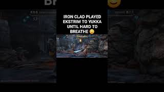 Iron clad battling to defeat Yukka  shadow fight 4 arena gaming shadowfight gameplay [upl. by Enaxor]