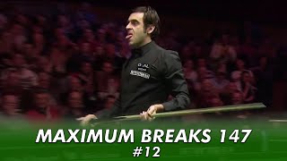 Ronnie OSullivan  Snooker Maximum Breaks 147 12 ᴴᴰ [upl. by Lambart20]