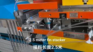 JAK high collar fin punching machine [upl. by Eicats]