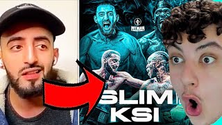 Reacting To KSI To Make Boxing Return vs SLIM [upl. by Nnaegroeg831]