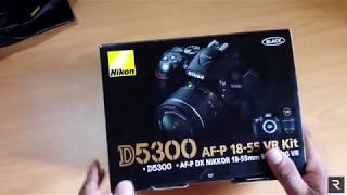 Nikon D5300 Unboxing video in Sinhalaසිංහල [upl. by Gnilhsa]