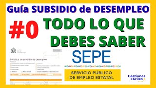 ✅ SUBSIDIO DESEMPLEO Lo que debes saber 👌 Asesoria online gratis📢 Como pedir la ayuda del paro SED [upl. by Nilrem]