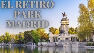 El Retiro Park Madrid  Spain 🇪🇸 [upl. by Thain873]