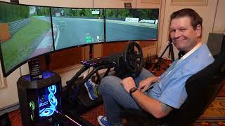 Take a Drive The GR500 Racing Cockpit from Thermaltake at CES 2024 [upl. by Paterson]