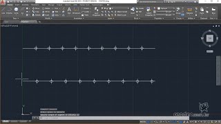 Autocad  Commande DIVISER [upl. by Eyma]