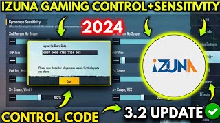 IZUNA GAMING NEW SENSITIVITY FOR PMGC 🥵  IZUNA GAMING CLOSE SENSITIVITY SETTING  PUBG  BGMI [upl. by Arak14]