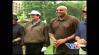 May 22 2014  WSVN 7  Charles Barkley takes a Cheap Shot at Miami Heat Fans Udonis Defends [upl. by Magdalen886]