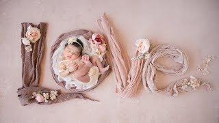 Beautiful Newborn Photoshoot with Adorable Baby Girl [upl. by Nerral]