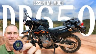 Suzuki DR650  Two Easy Essential Mods [upl. by Kathie]