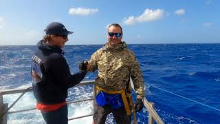 Saumarez Reef on board Big Cat Reality Fishing Charters [upl. by Noloc]