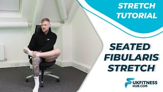 Exercise Tutorial Seated Fibularis Stretch [upl. by Nylynnej]