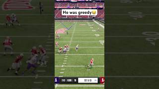 I got ball at halftime too✅ gaming cfb cfb25 nfl madden football shorts win clips sub [upl. by Malvina]