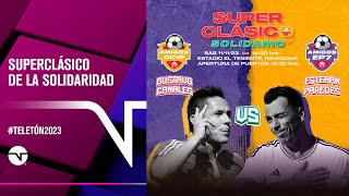 📡⚽ EN VIVO Superclásico Solidario desde Rancagua  Teletón2023 [upl. by Chew189]