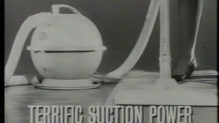 VINTAGE HOOVER CONSTELLATION TV COMMERCIAL TERRIFIC SUCTION POWER [upl. by Aysan]