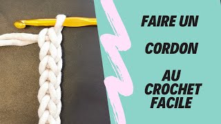 Crochet facile cordon débutant [upl. by Campos]