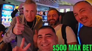 My Powerful Friends Got NUTS When I Hit 500 MAX BET BONUS [upl. by Tse]