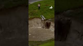 Massive sinkhole reopens in Florida [upl. by Akimehs]