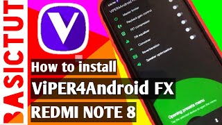 How to install ViPER4Android FX in MIUI 12  Any Android Phone No ROOT [upl. by Amathist]