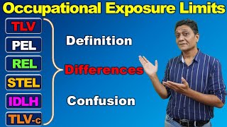 What is TLVTWA  Occupational Exposure Limits  Difference between TLV PEL REL STEL IDLH TLVc [upl. by Nemzzaj]