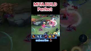 legendary build Miya mlbb 💪🔥🕹️ [upl. by Rosati]