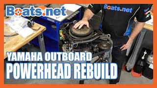 Yamaha F225 Outboard Rebuild  Yamaha F225 Powerhead Rebuild  Boatsnet [upl. by Asil]