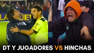 HINCHAS vs JUGADORES Y DT en el FUTBOL ARGENTINO [upl. by Annaehr]