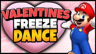 🩷 Valentines 🩷 Freeze Dance 🩷 Brain Break 🩷 Movement Break 🩷 Mario [upl. by Oir728]