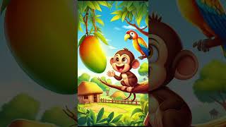 Little mango Chor part1 animationstory cartoon bacchonkeliyekahaniya diwaligreetings [upl. by Chud]