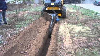 HCN Skid Steer Loader AttachmentTrencher [upl. by Glenda697]