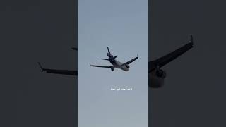 FedEx MD11F takeoff at LAX shorts avgeek reels [upl. by Alemak]