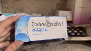 Clofert 50mg TABLET uses  price  composition  dose  side effects  review  in hindi [upl. by Llenehs]