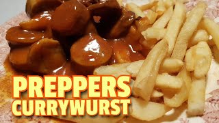 ✔ PREPPERS CURRYWURST  10 Years Storage Time ☆ Family Review [upl. by Retsevlis]