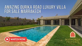 Amazing Ourika Road Luxury Villa For Sale Marrakech [upl. by Billi]