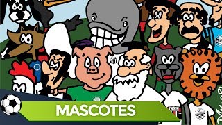 MASCOTES DE TIMES DE FUTEBOL BRASILEIRO E COPA 2014 [upl. by Adaner]