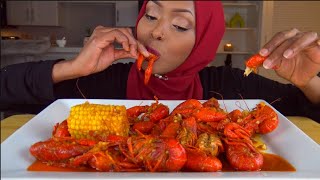 ASMR CRAWFISH BOIL  الآكل البحري  اصوات الاكل [upl. by Kinsley908]